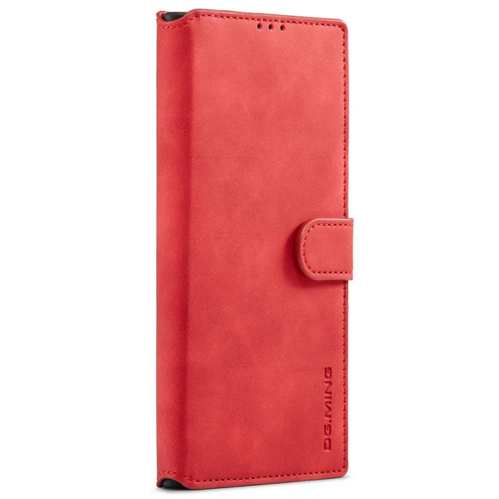 DG.MING Samsung Galaxy S22 Ultra Retro Case - Red