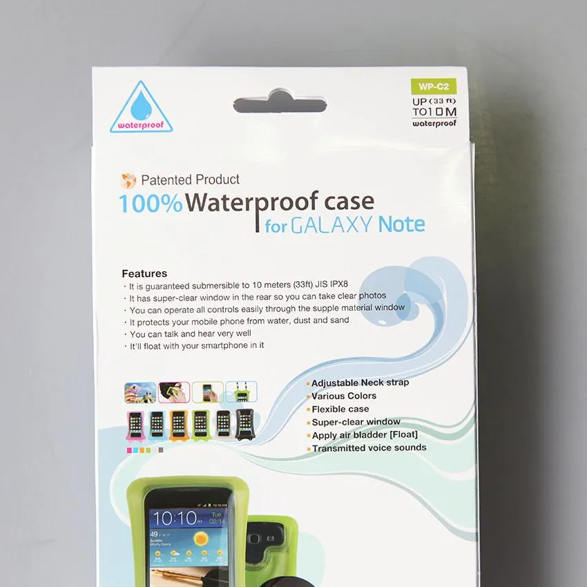 DiCAPac Waterproof WP-C2 iPhone 6 6 Plus Galaxy Note Smartphone Case