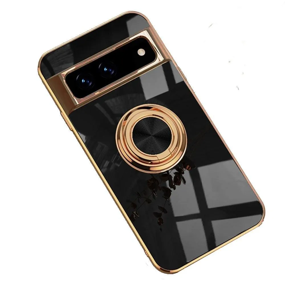 Dirigo Silicone Case for Google Pixel 7 and 7 Pro with Magnetic Ring Kickstand