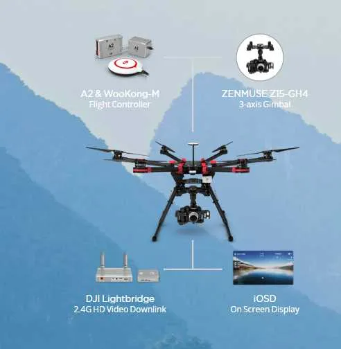 DJI S900 Frame Hexacopter