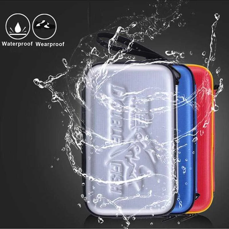 Double Fish G Type Hard PU Waterproof Table Tennis Bat Case