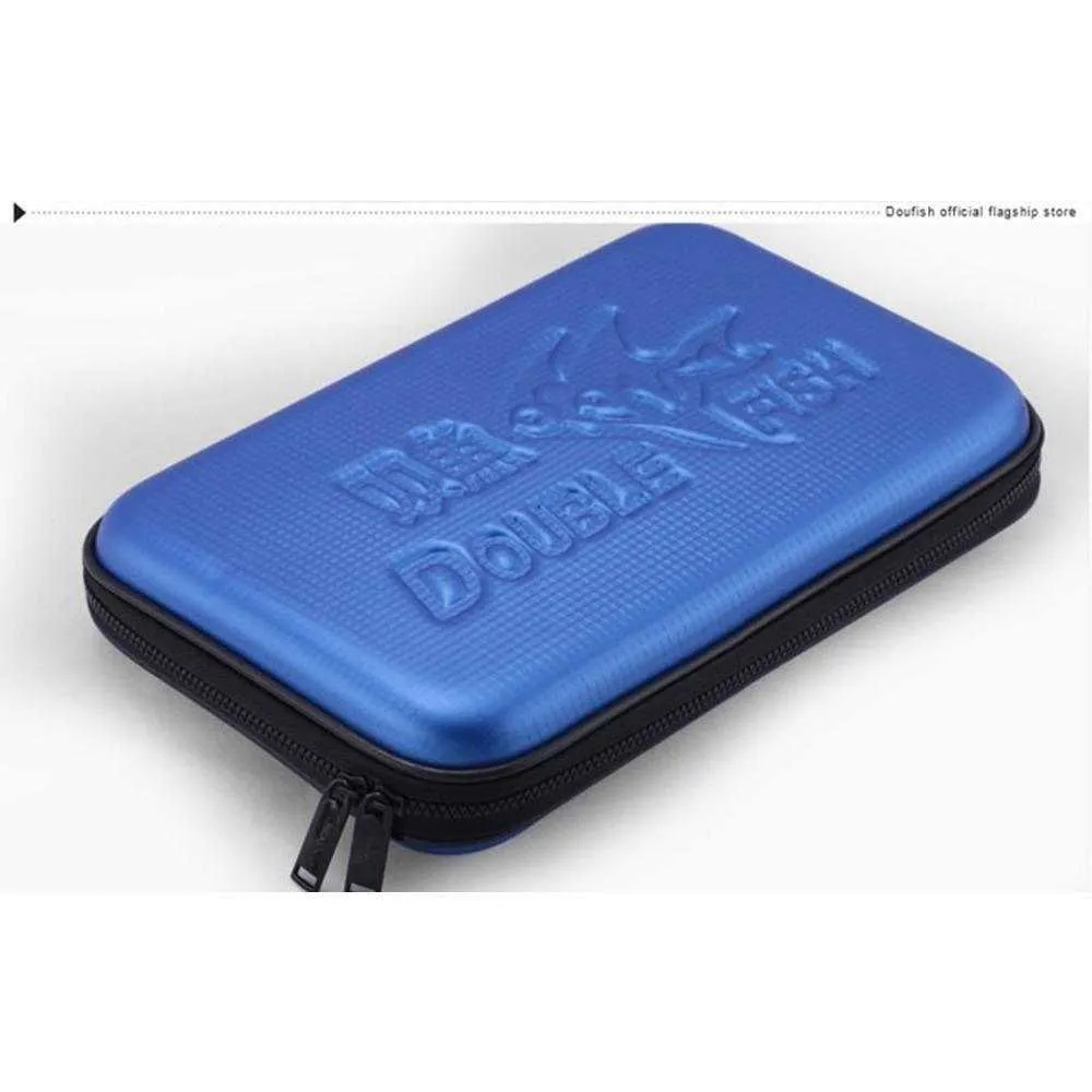 Double Fish G Type Hard PU Waterproof Table Tennis Bat Case