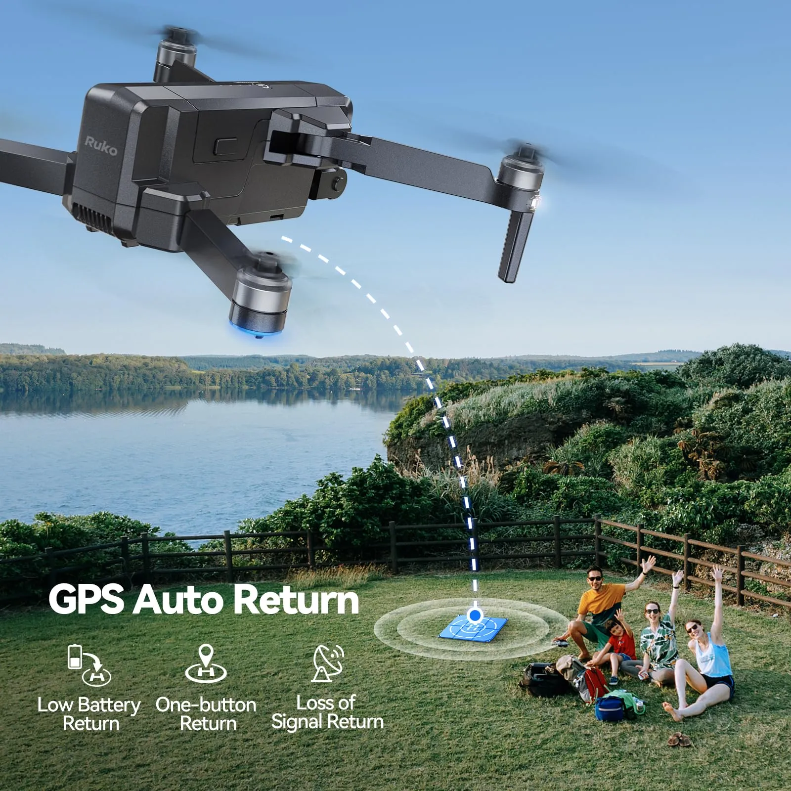 Drones with Camera for Adults 4K, 64Mins Flight Time, Gimbal & EIS 4K Camera, 9842ft Digital video Transmission