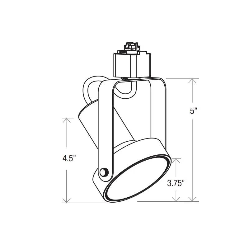 Elite ET-LED-213 LED Gimbal Track Head