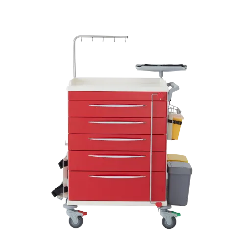 Emergency Cart - Resuscitation (Red)