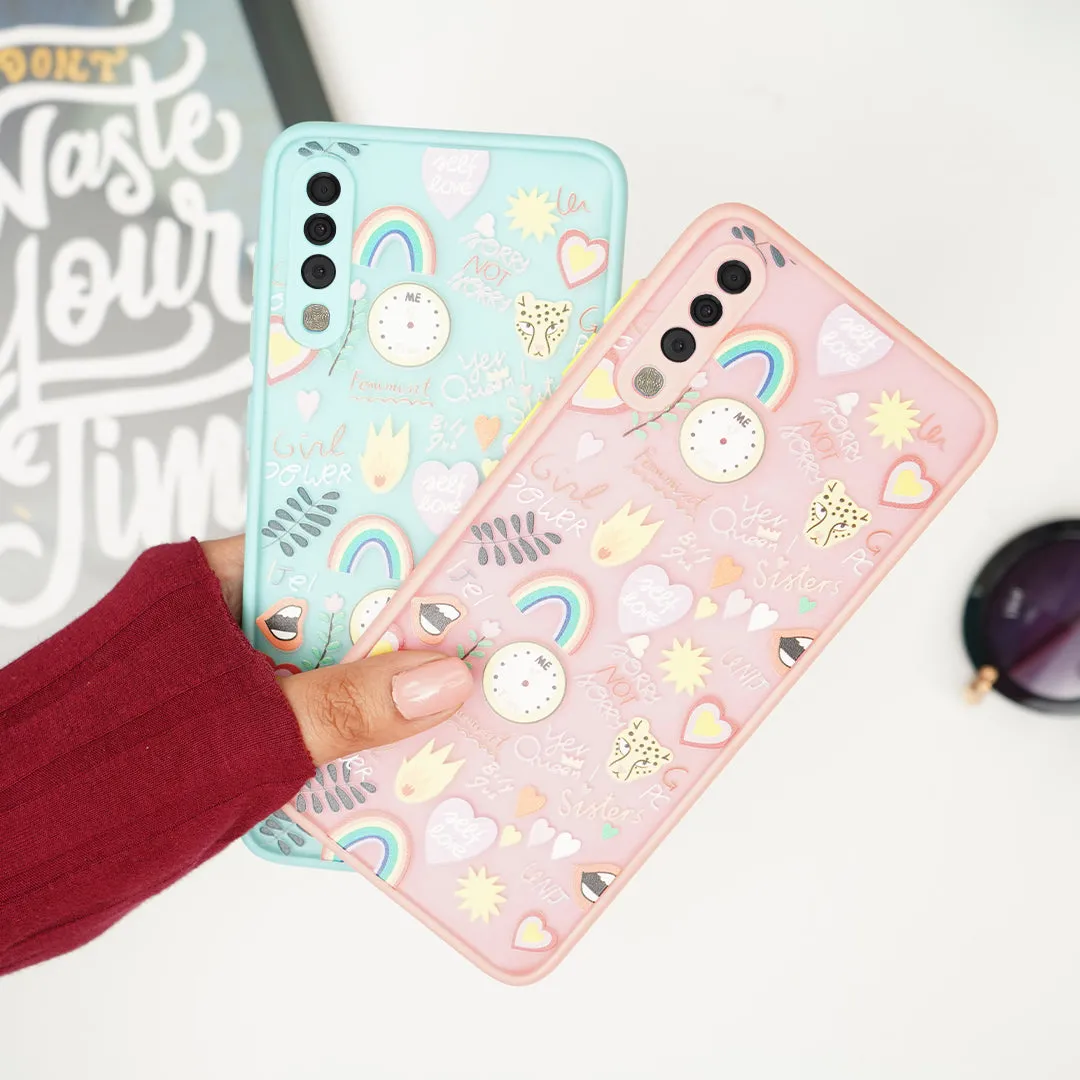 Emoji Printed Matte Finish Case - Samsung