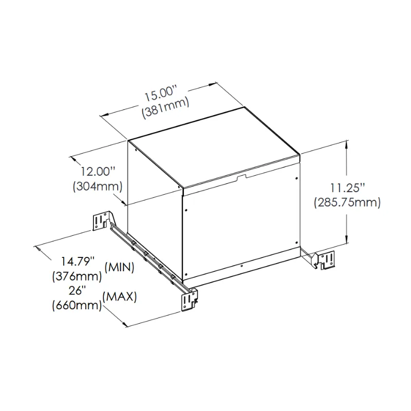 Eurofase 30530 IC Box for Tango TGO1R Round Trim/Trimless Series