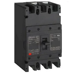 FGM6DC-3PLC-320 280A, 3 Pole DC Moulded Case Circuit Breaker (MCCB) Fixed Type 25kA 280 Amp, 1500VDC, 3 POLE CONNECTING TYPE