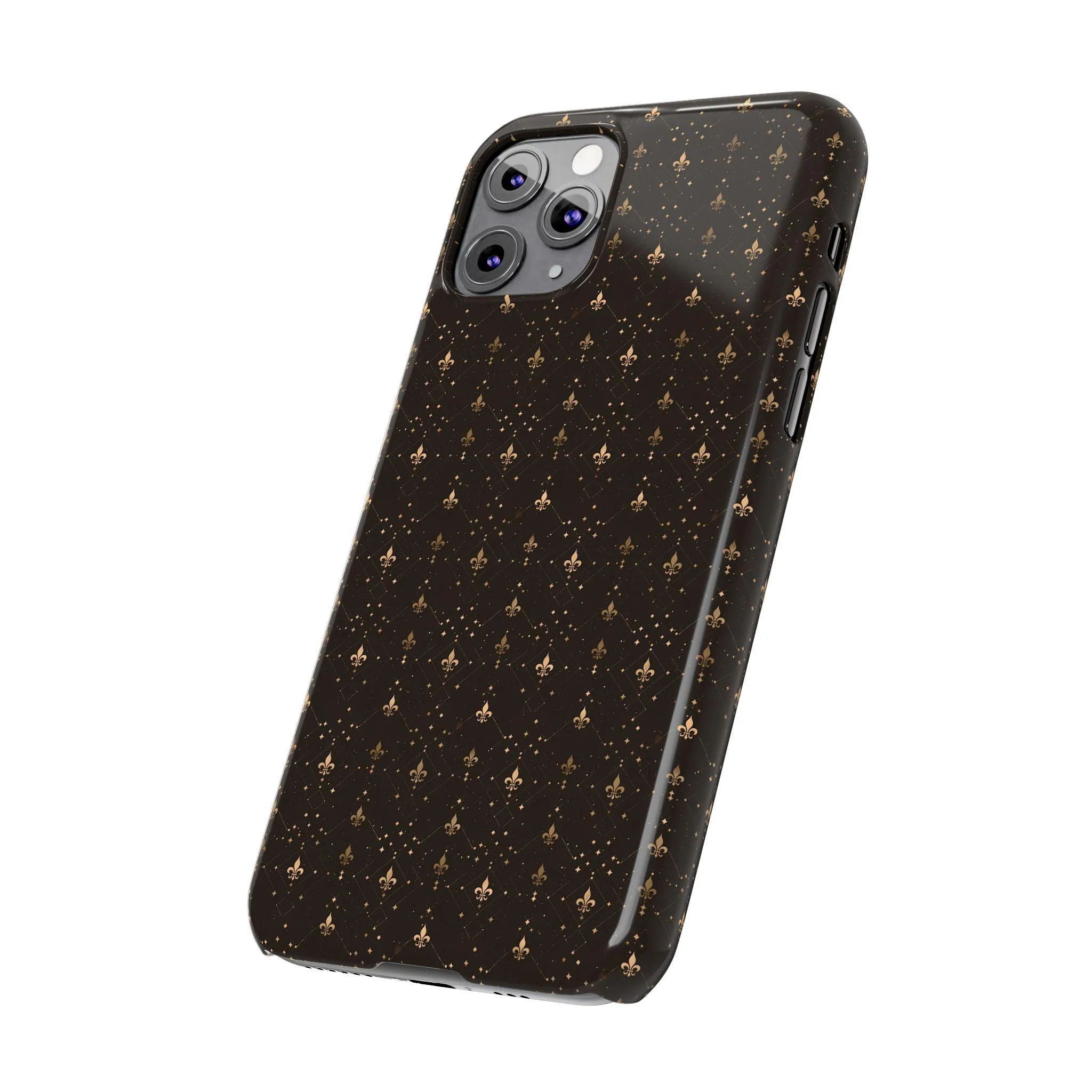 Fleur-de-Lis Vintage Slim Phone Case