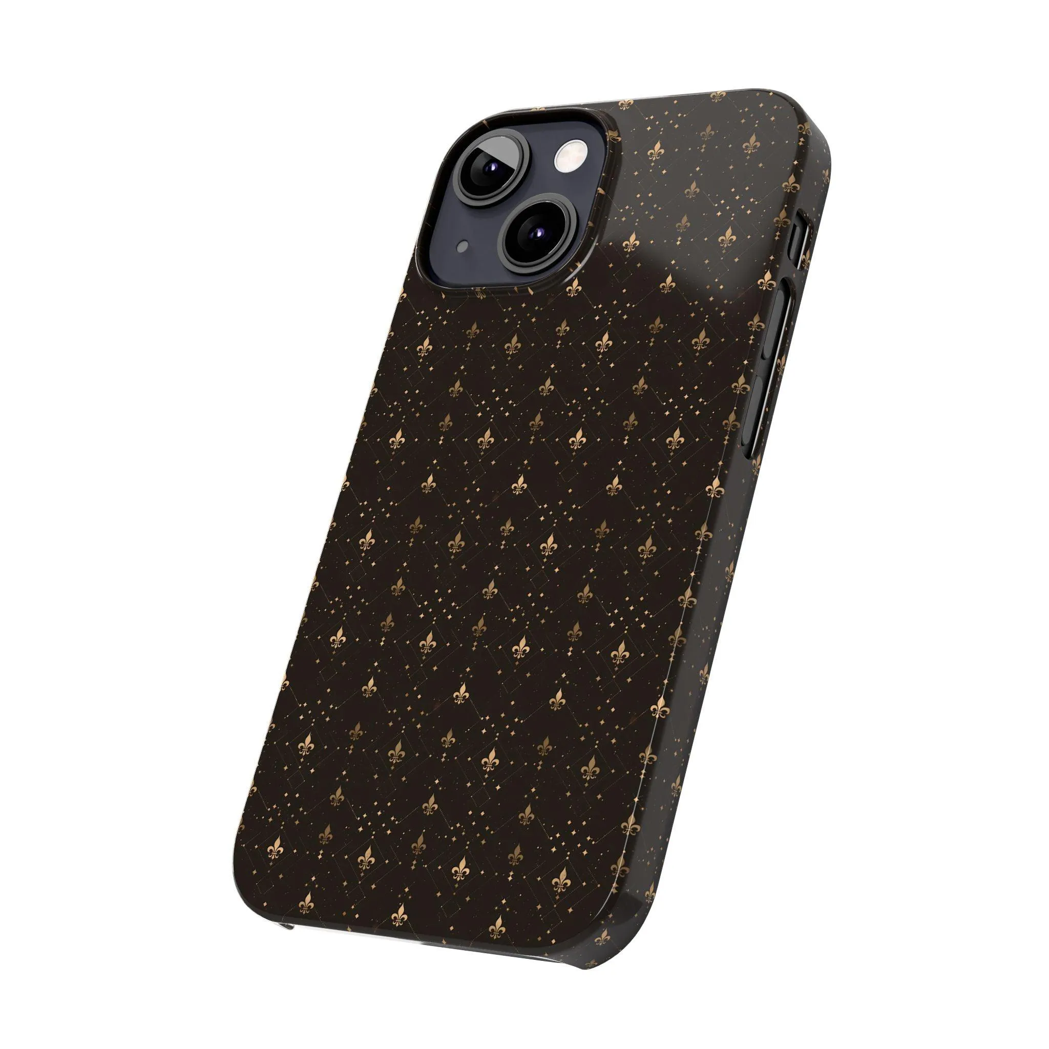 Fleur-de-Lis Vintage Slim Phone Case