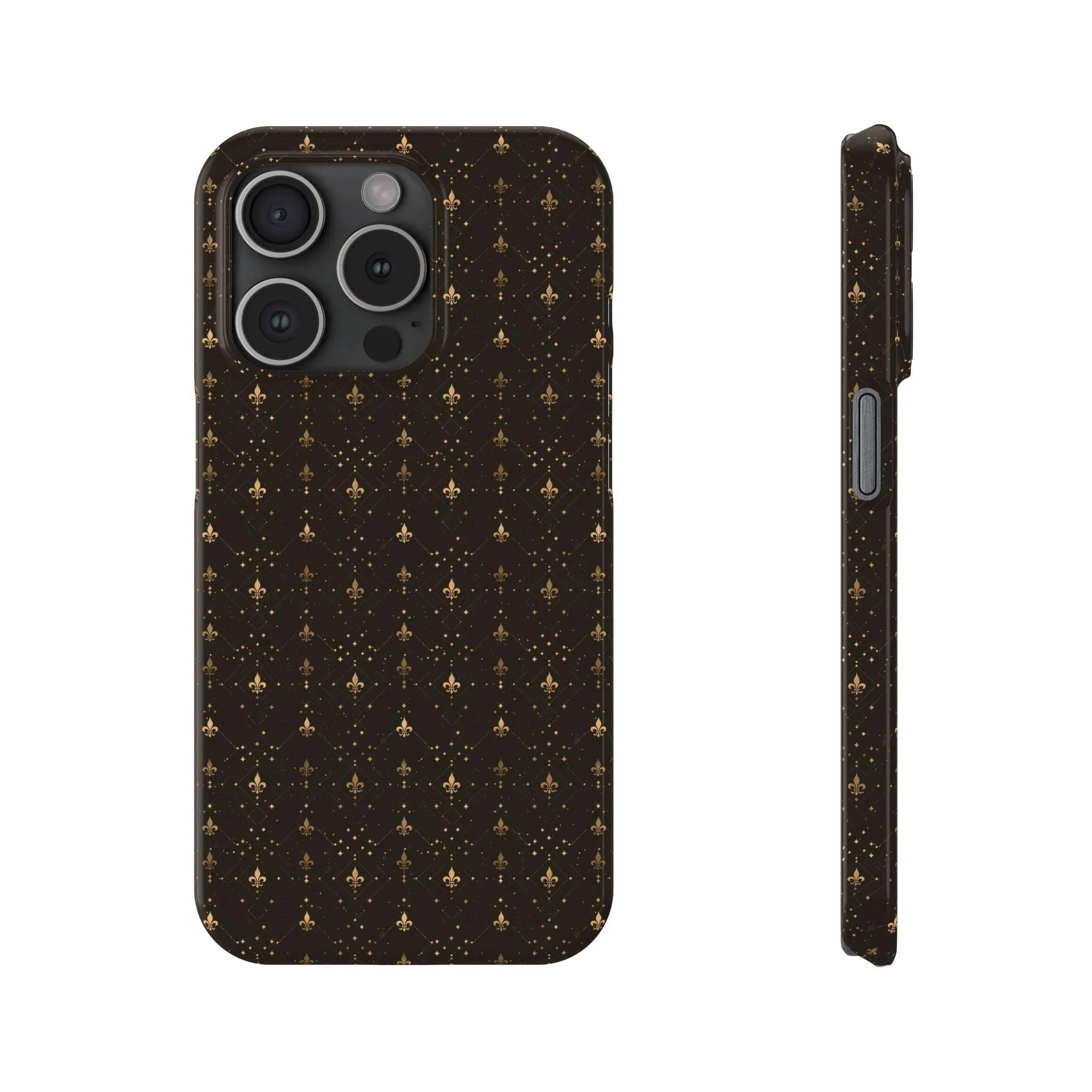 Fleur-de-Lis Vintage Slim Phone Case