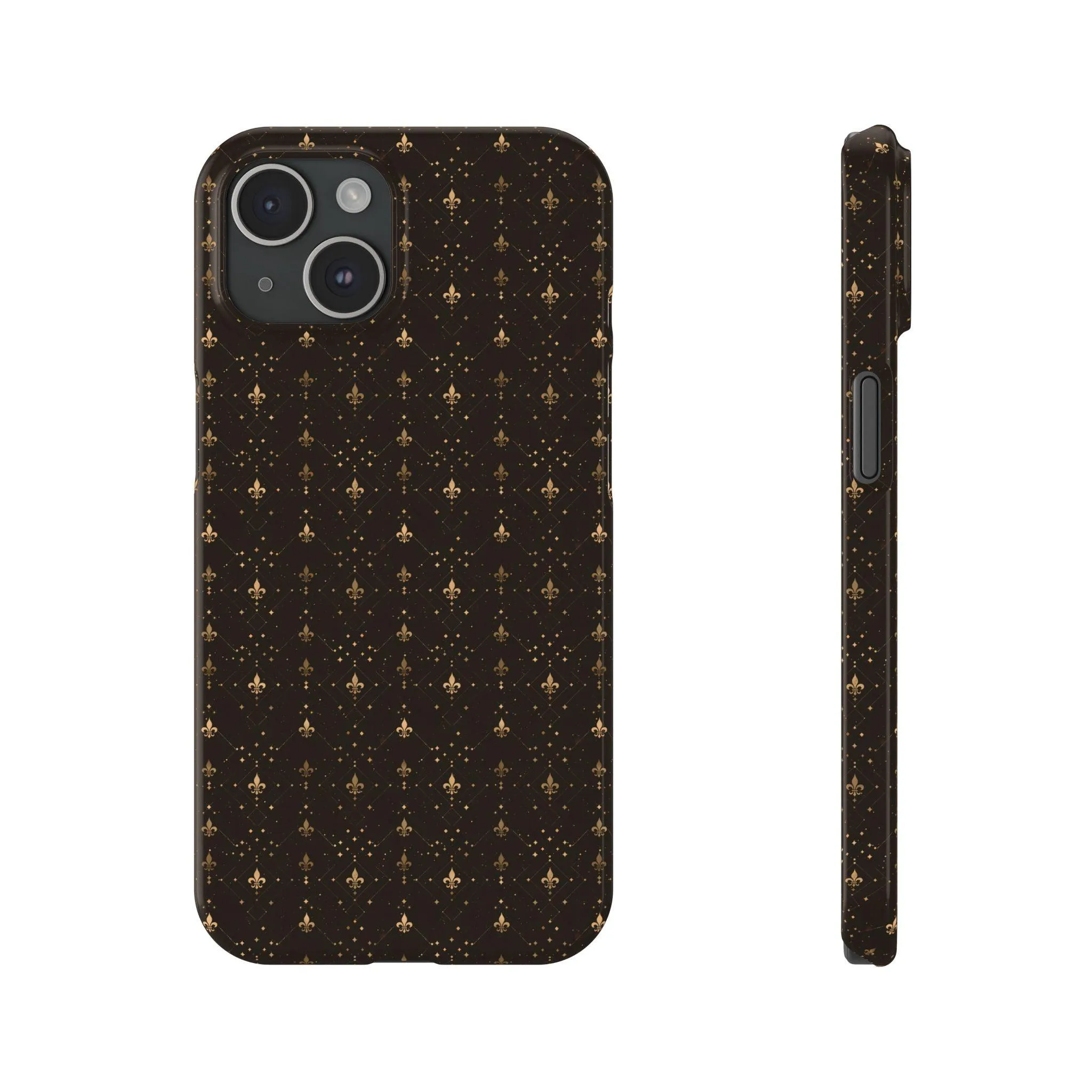 Fleur-de-Lis Vintage Slim Phone Case