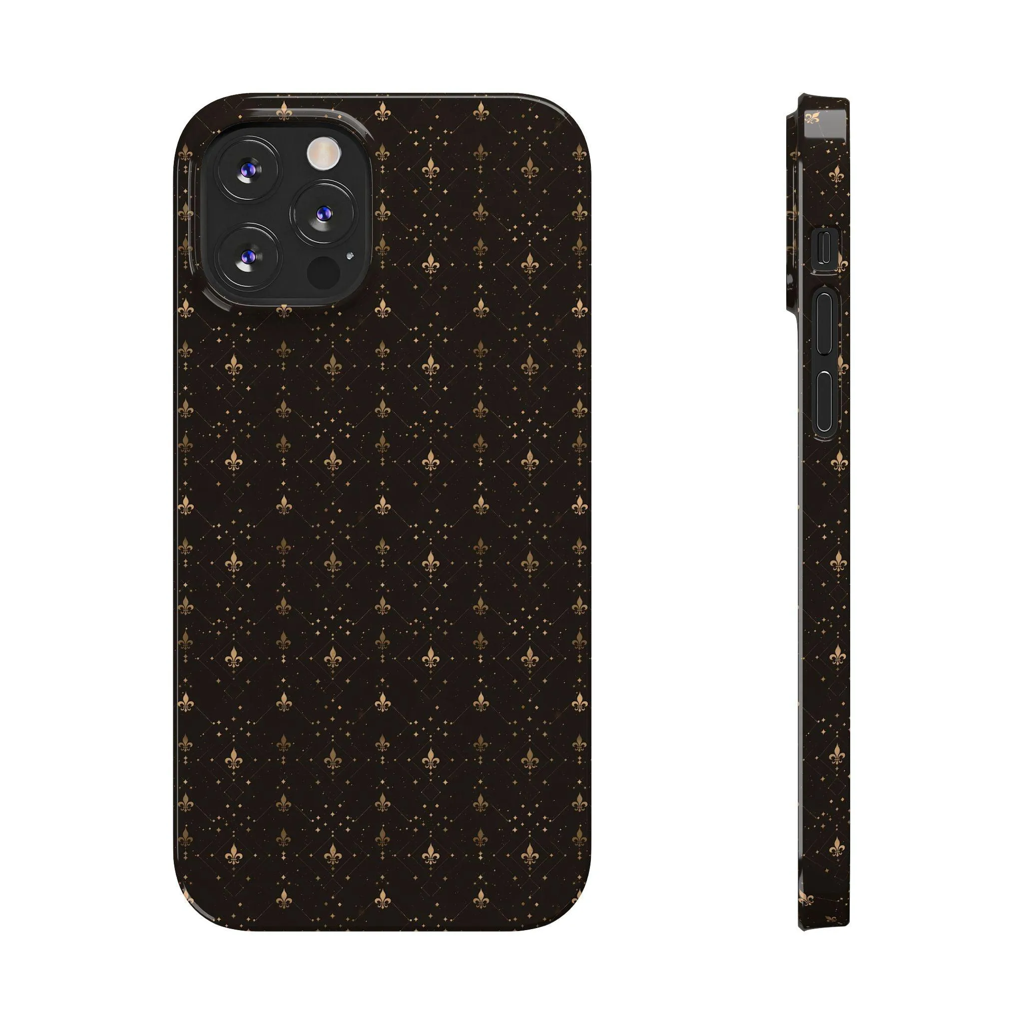 Fleur-de-Lis Vintage Slim Phone Case