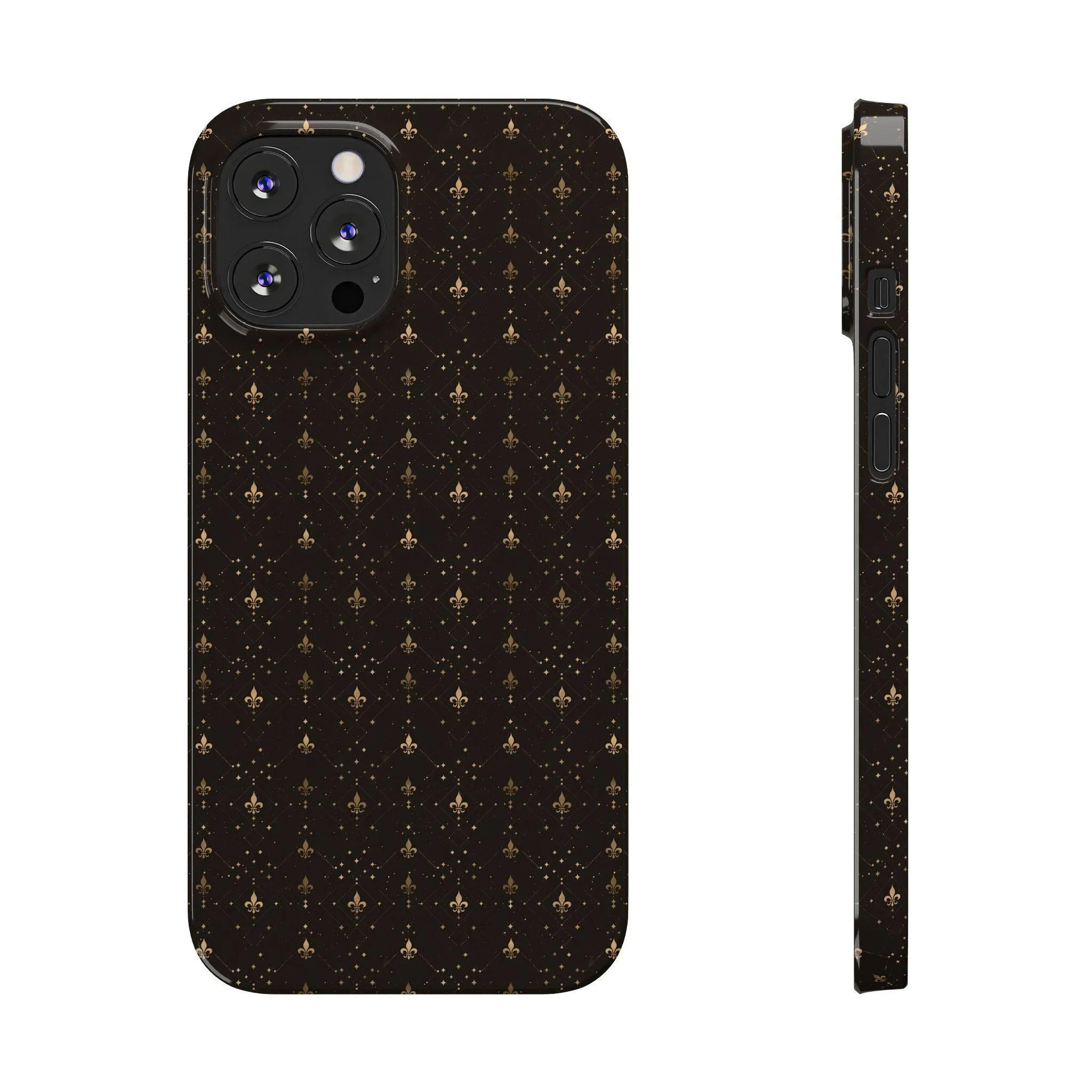 Fleur-de-Lis Vintage Slim Phone Case