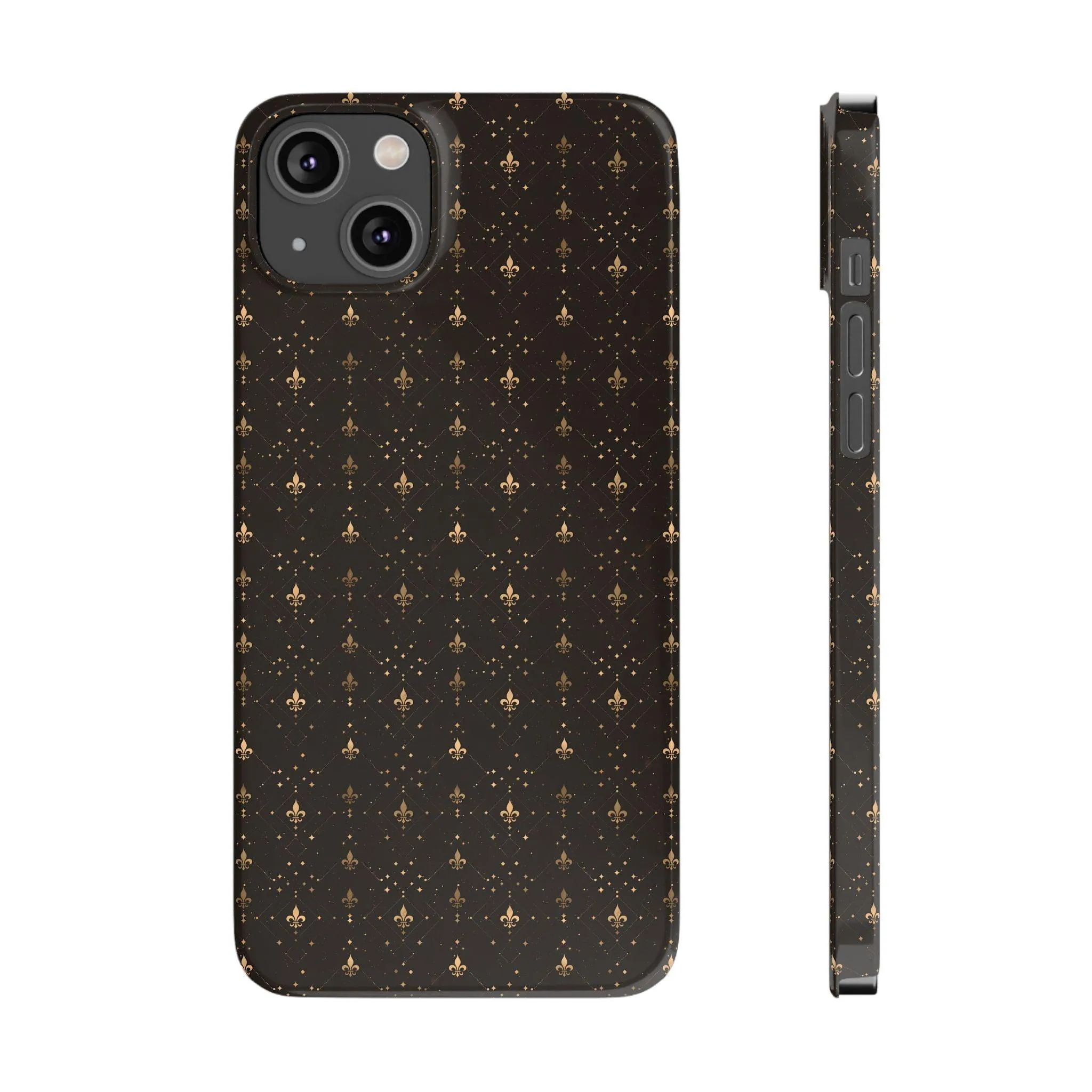 Fleur-de-Lis Vintage Slim Phone Case