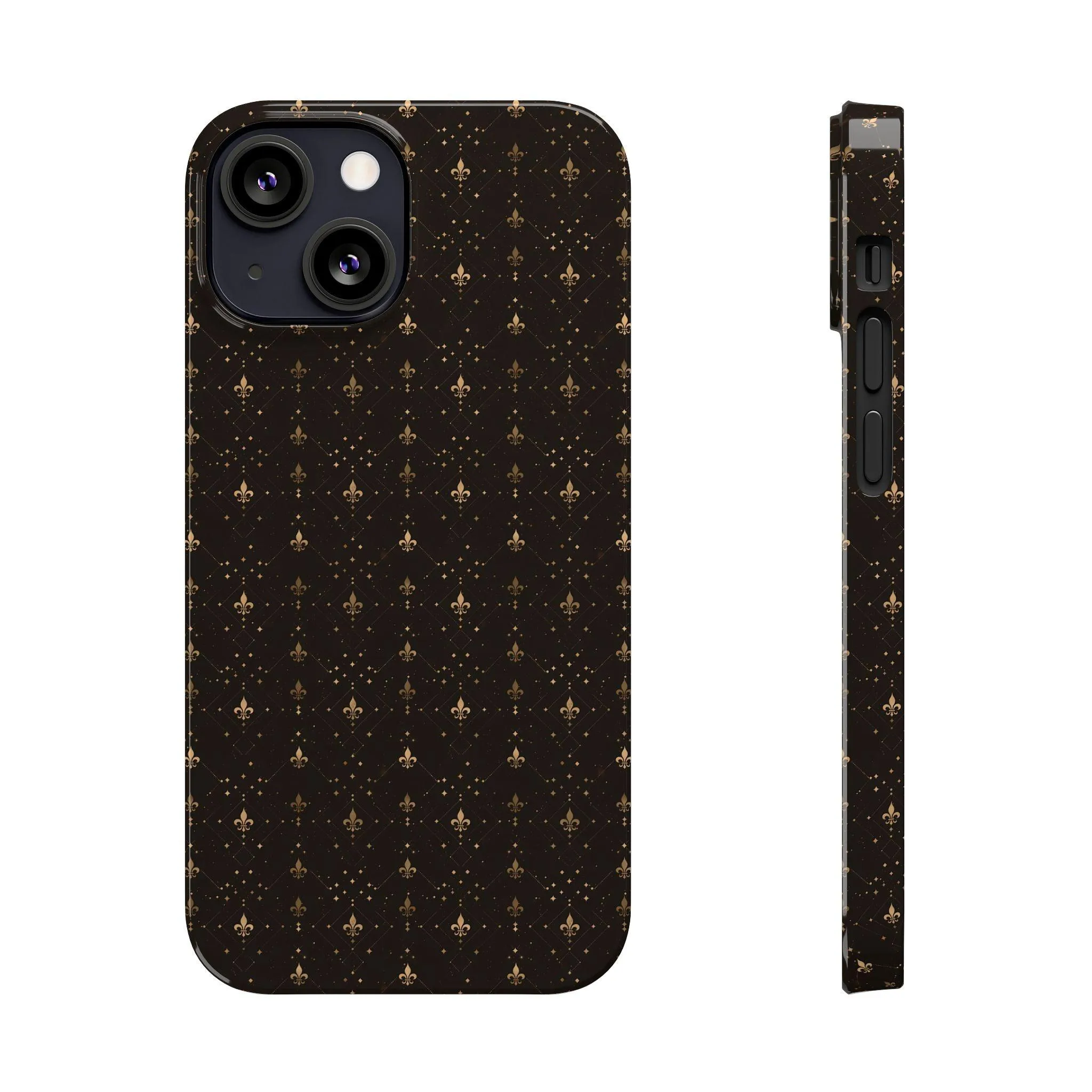 Fleur-de-Lis Vintage Slim Phone Case