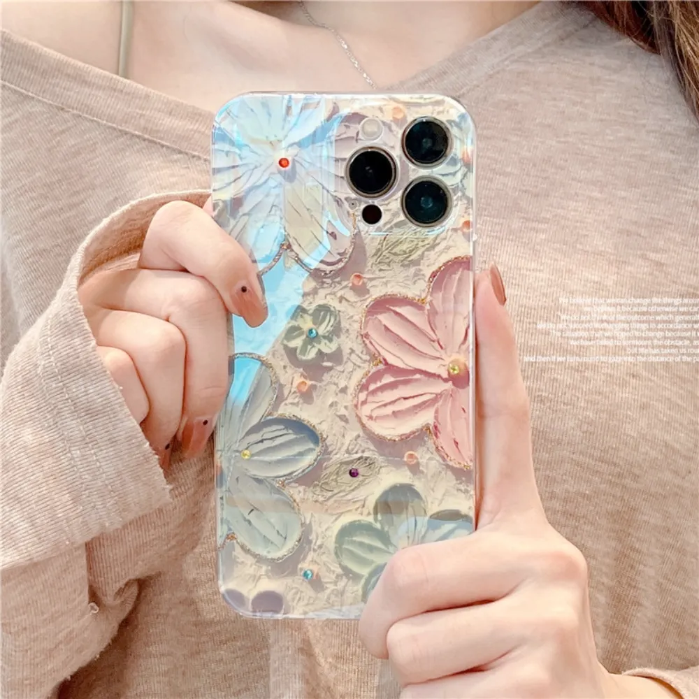 Floral Theme Phone Case for iPhone