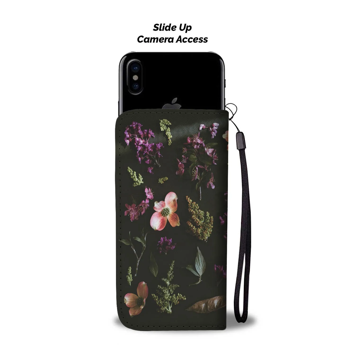 Flower Burst Phone Wallet Case