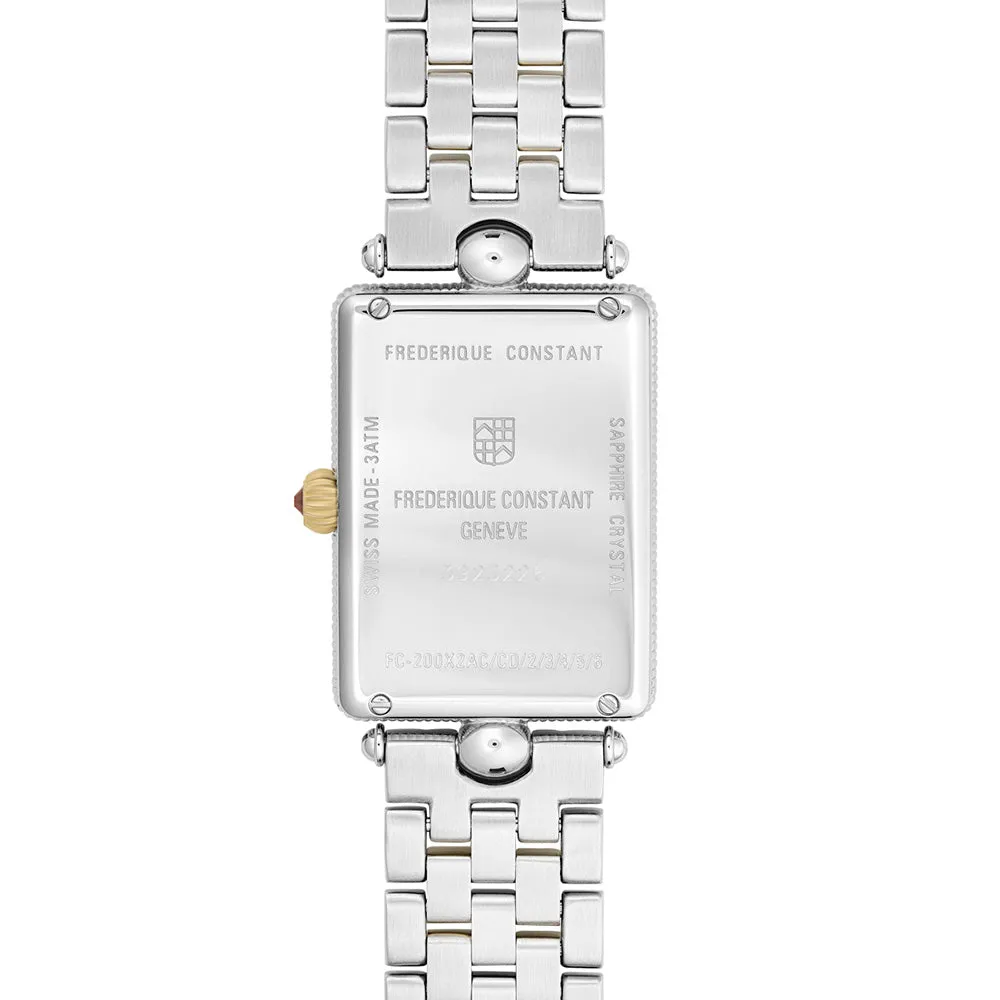 Frederique Constant FC-200MPW2AC3B Classics Art Deco Carrée Ladies Watch