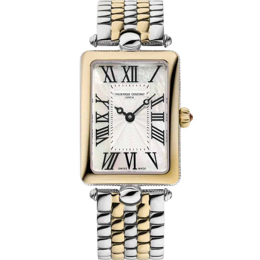 Frederique Constant FC-200MPW2AC3B Classics Art Deco Carrée Ladies Watch