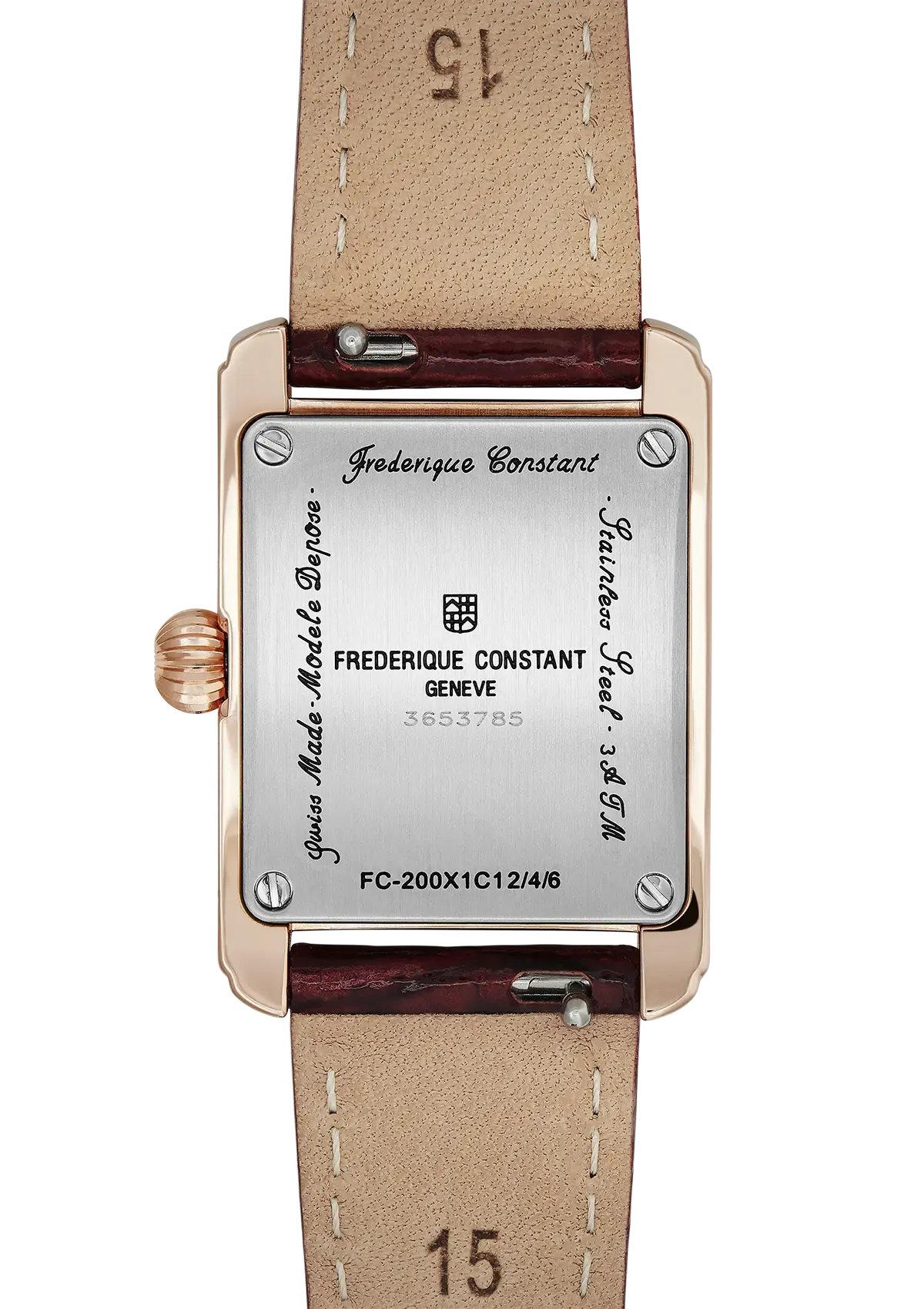 Frederique Constant Ladies Watch Classic Carree Rose Gold FC-200MC14