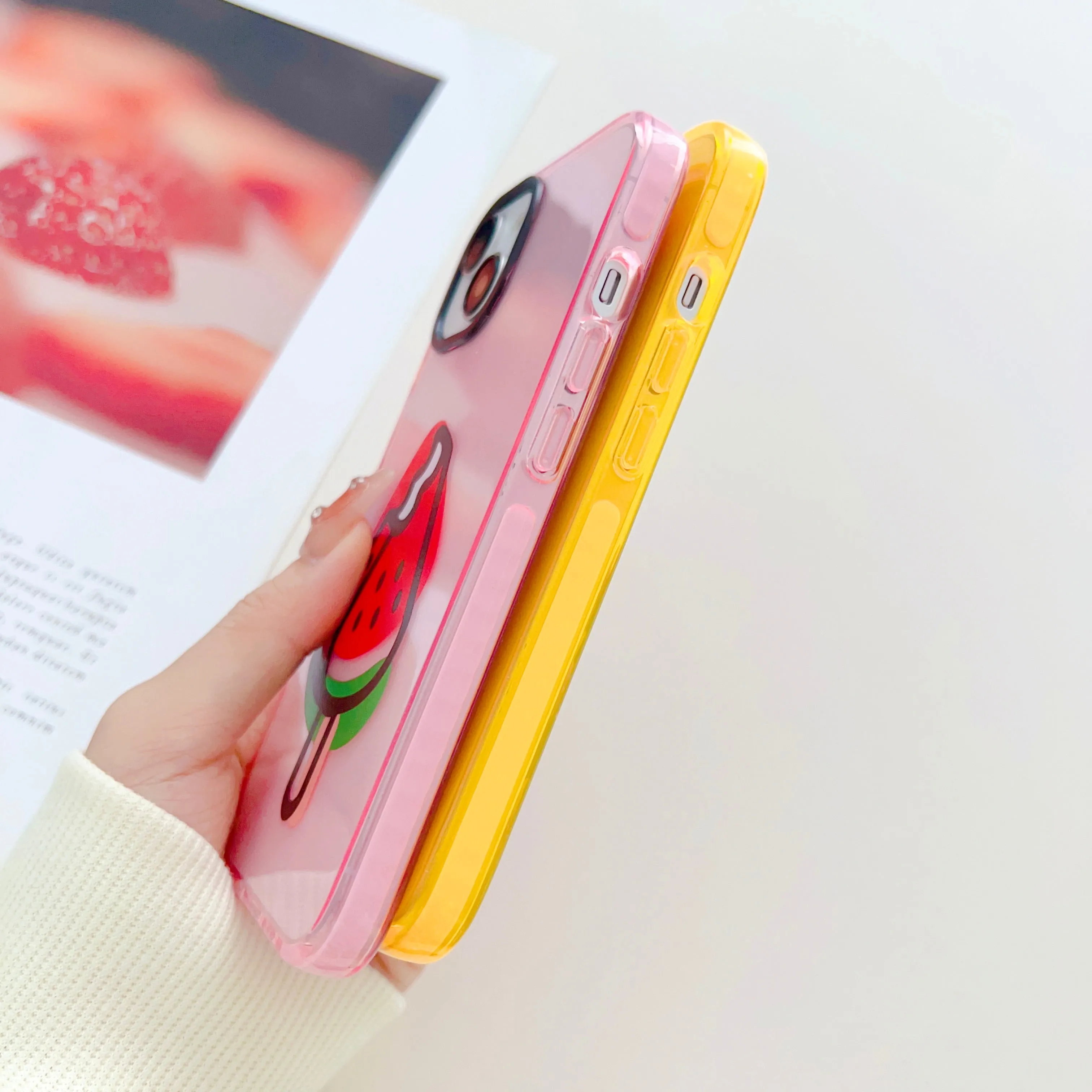 Fruit Punch Designer Impact Proof Silicon Phone Case for iPhone