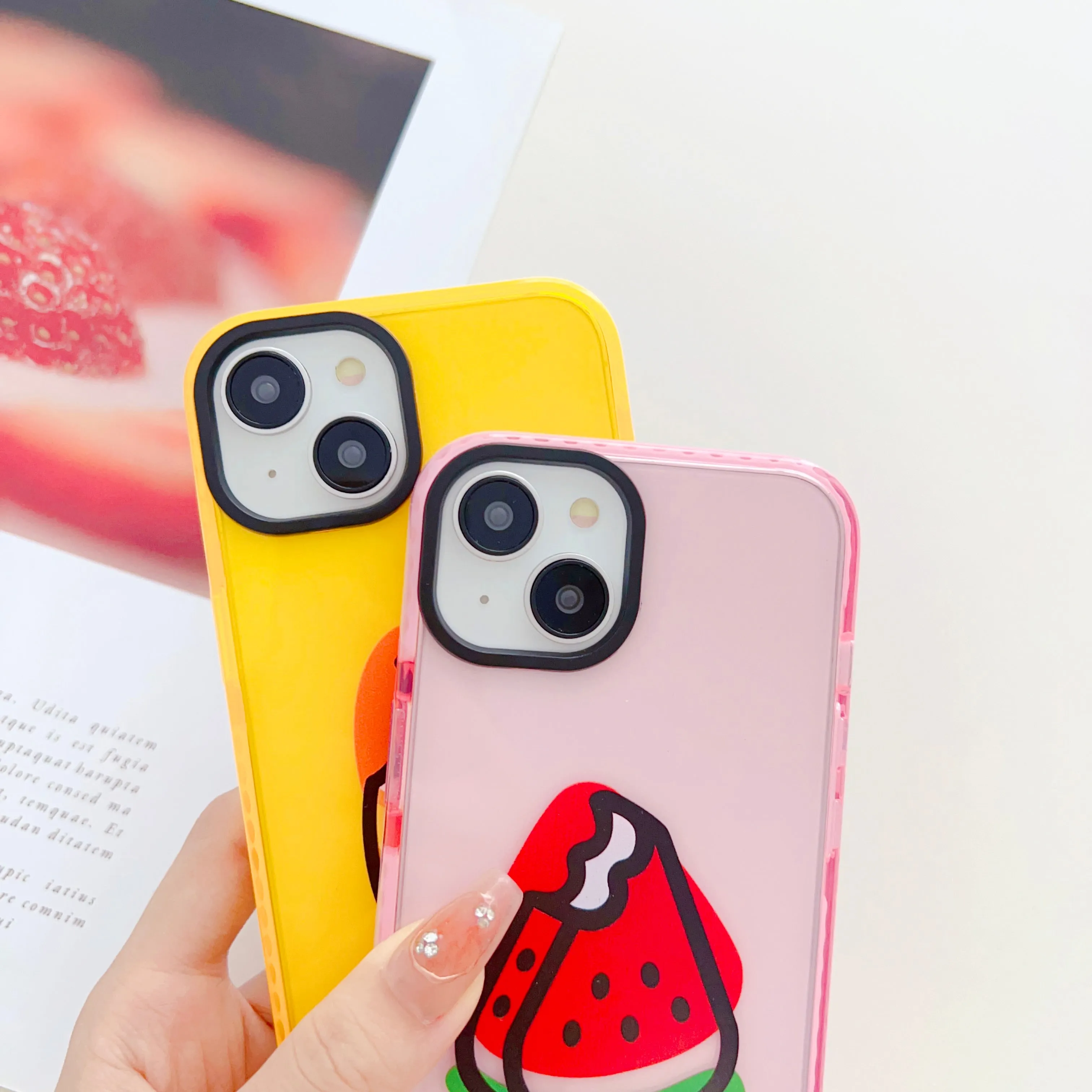 Fruit Punch Designer Impact Proof Silicon Phone Case for iPhone