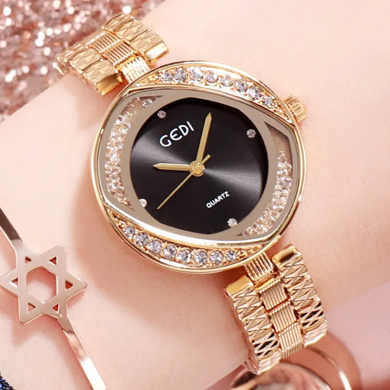 Full Of Diamond Dial Bracelet Women's Watch