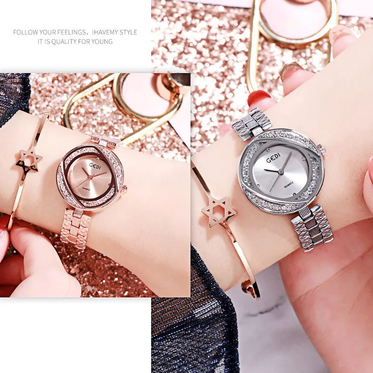 Full Of Diamond Dial Bracelet Women's Watch