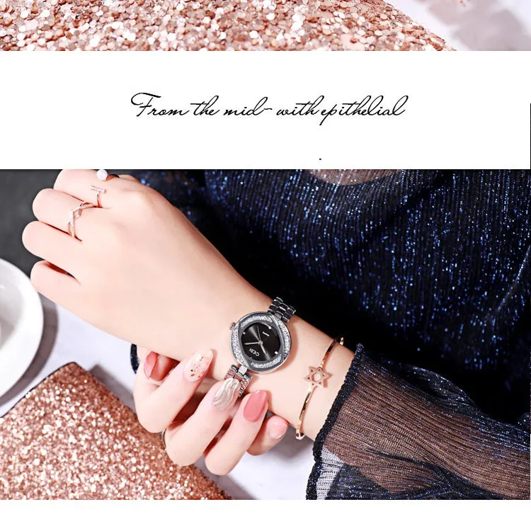 Full Of Diamond Dial Bracelet Women's Watch