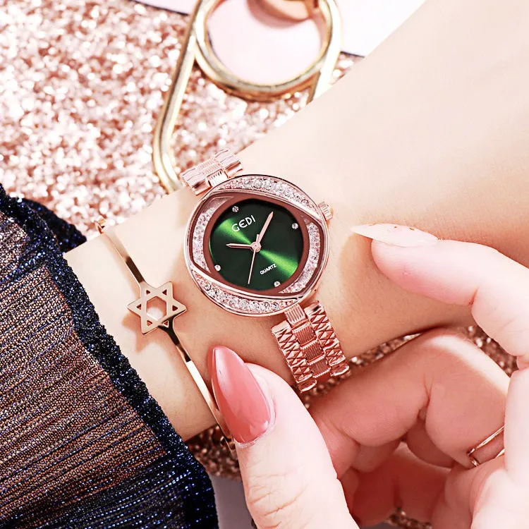 Full Of Diamond Dial Bracelet Women's Watch