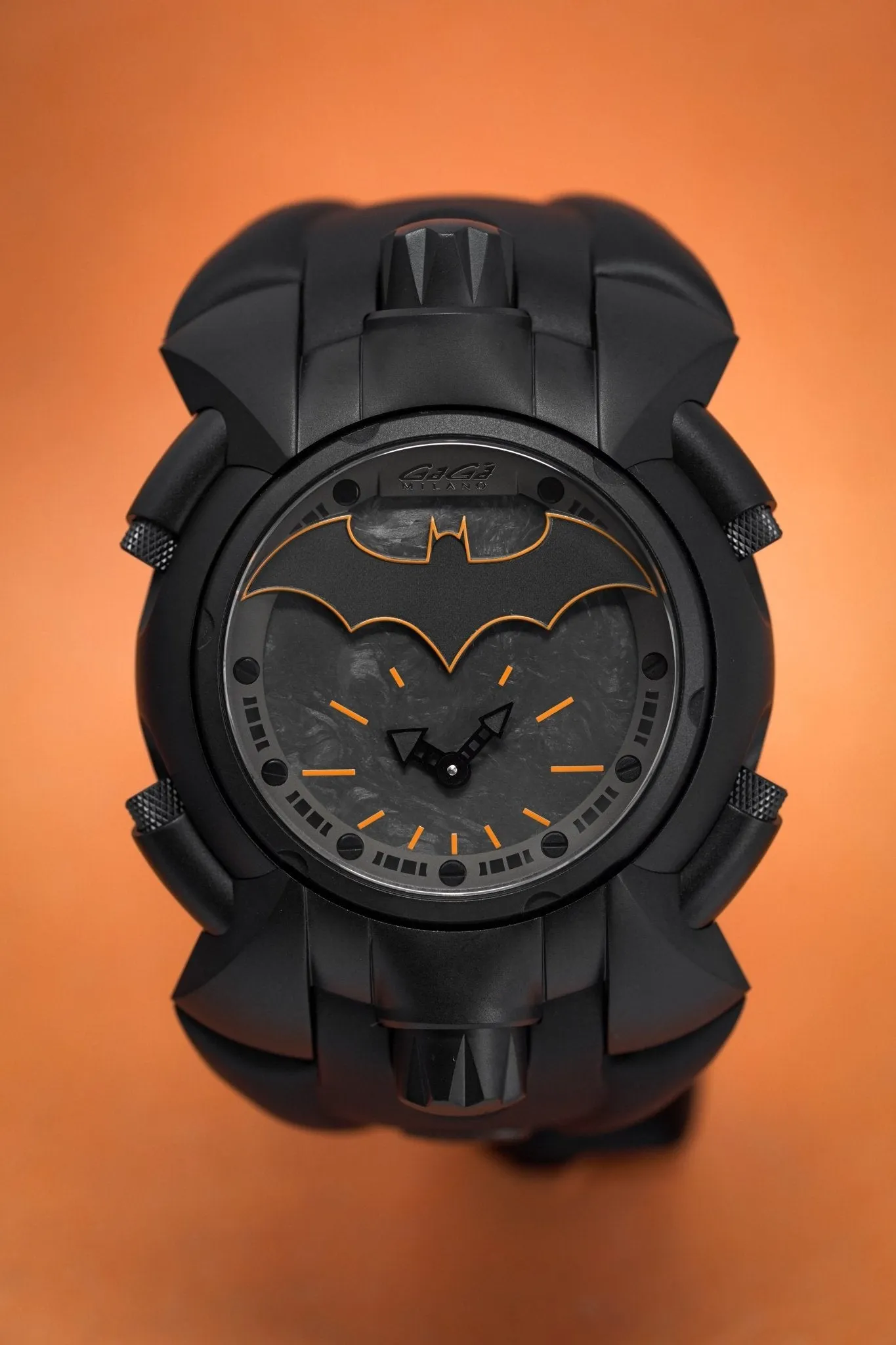 GaGa Milano Reversible Watch Batman Limited Edition of 30 Orange