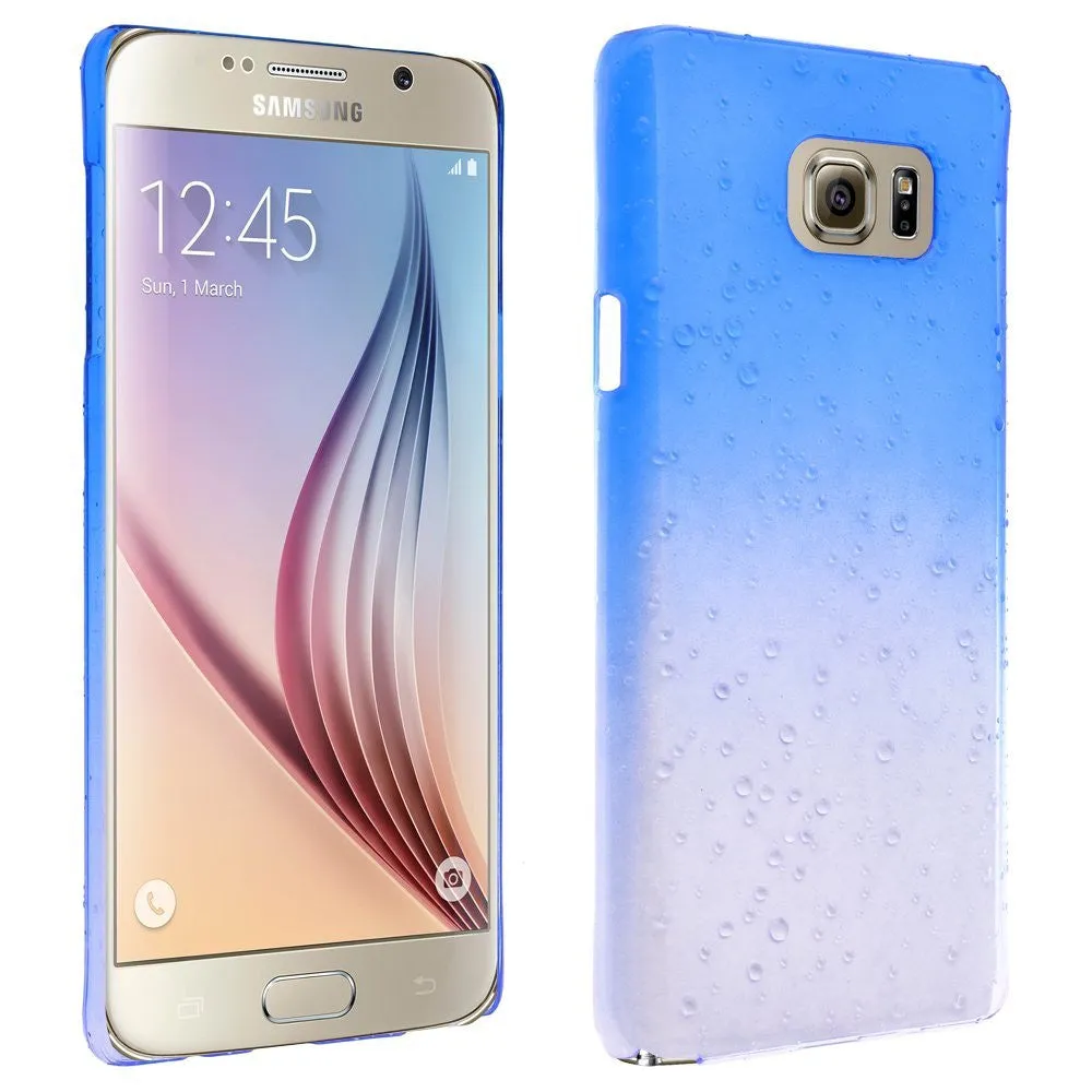 Galaxy Note 5 Case, Ultra Slim Raindrop Case Cover for Samsung Galaxy Note 5 - Blue