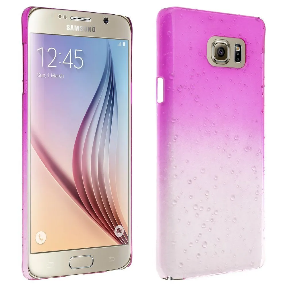 Galaxy Note 5 Case, Ultra Slim Raindrop Case Cover for Samsung Galaxy Note 5 - Purple