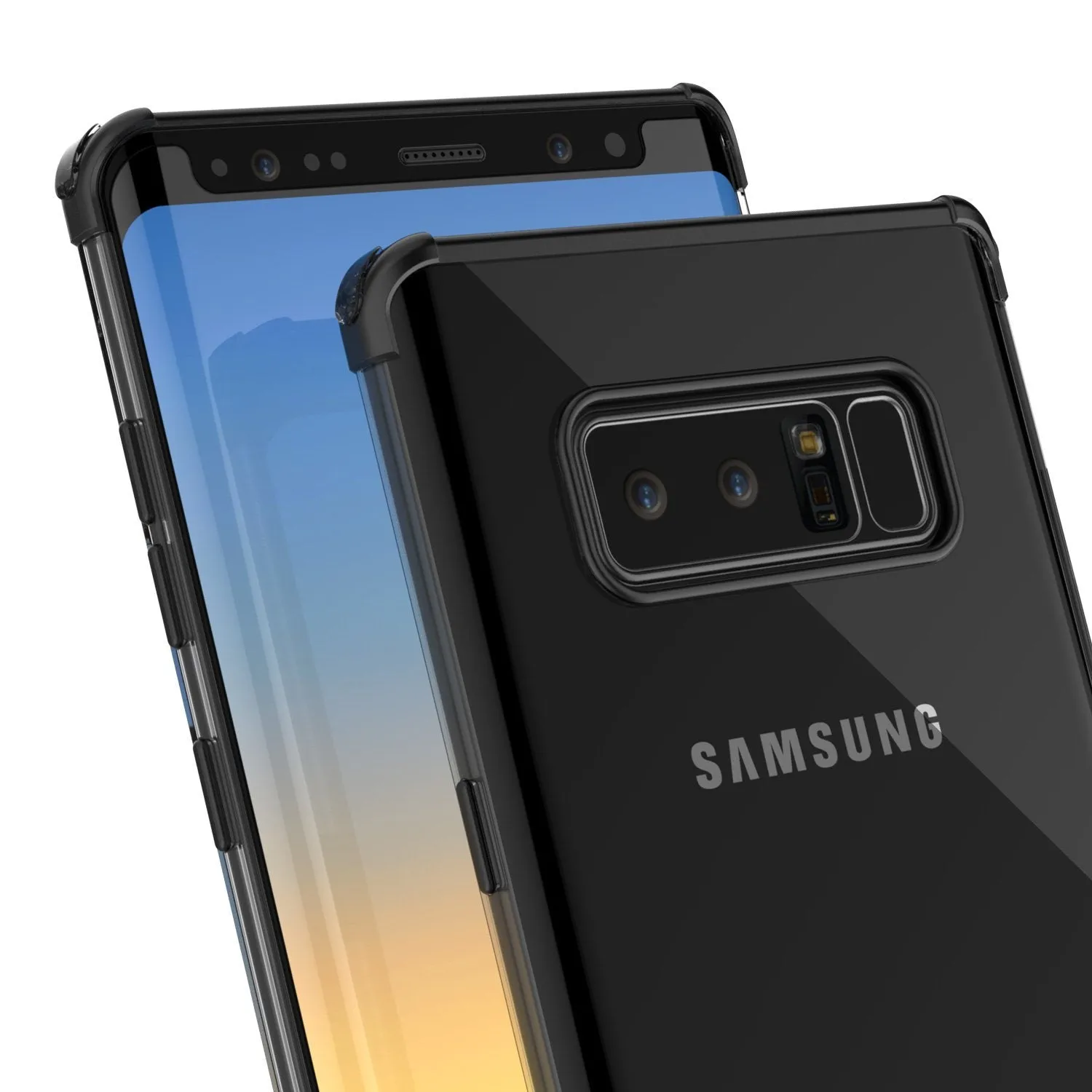 Galaxy Note 8 Anti-shockproof & Screen Protective Slim Case [Black]