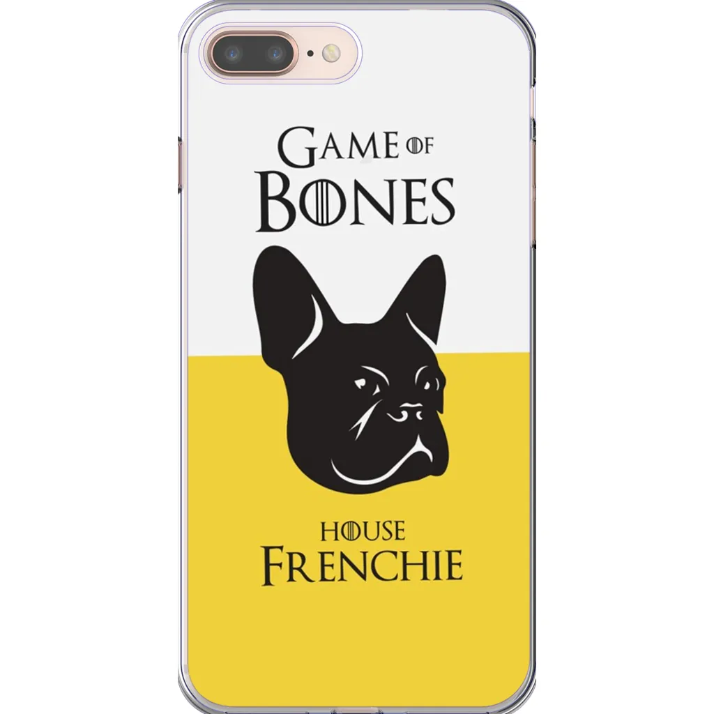 Game of Bones: House Frenchie iPhone Cases (yellow - various sizes)