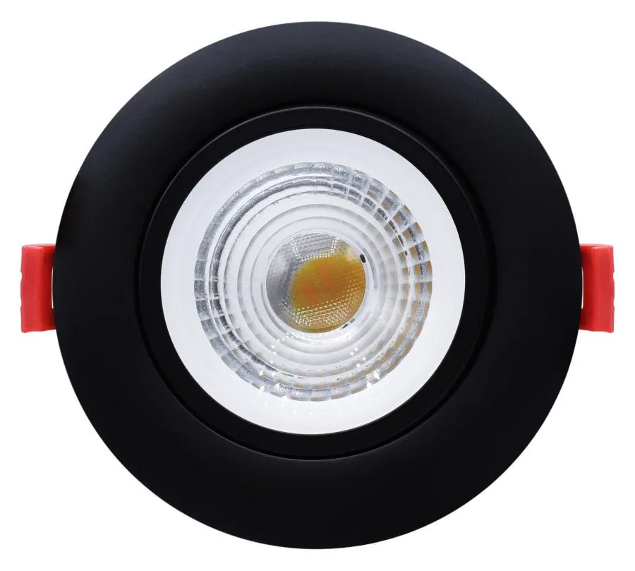 GM Lighting MDL-4AR-5CCT 4" 11W LED Round Recessed Downlight Adjustable Gimbal Selectable CCT