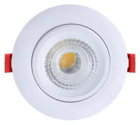 GM Lighting MDL-4AR-5CCT 4" 11W LED Round Recessed Downlight Adjustable Gimbal Selectable CCT