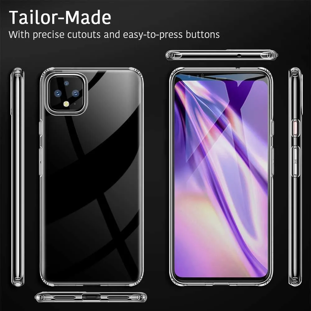 Google Pixel 4 Silicone Gel Ultra Slim Case Clear