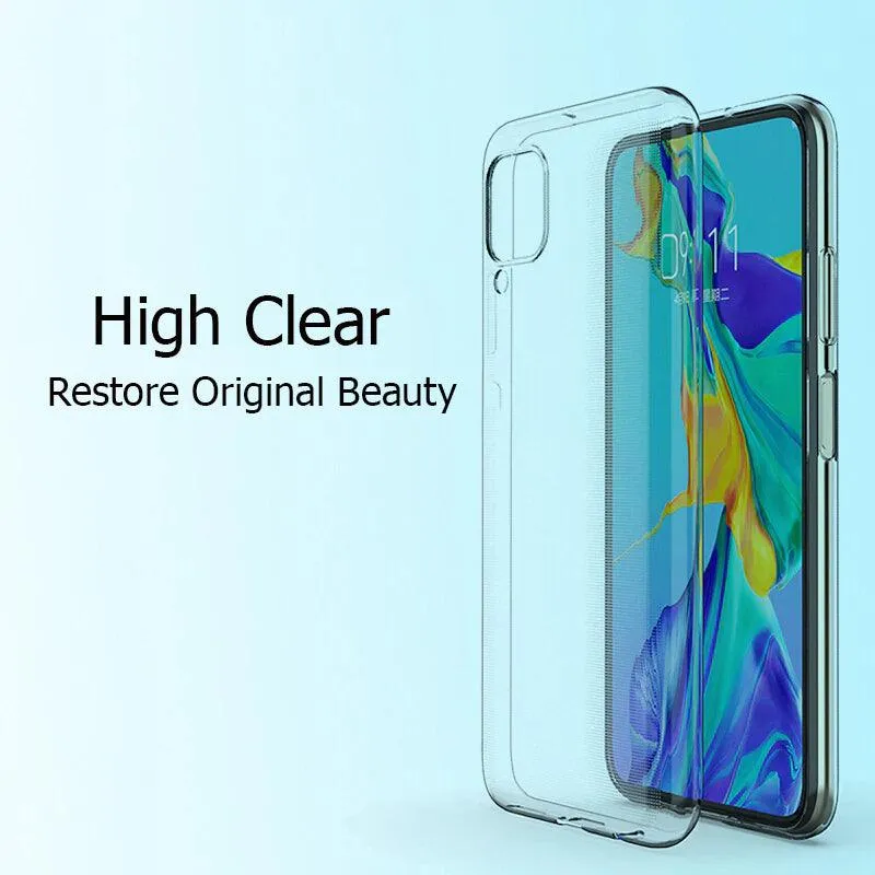 Huawei P40 Lite Silicone Gel Ultra Slim Case Clear