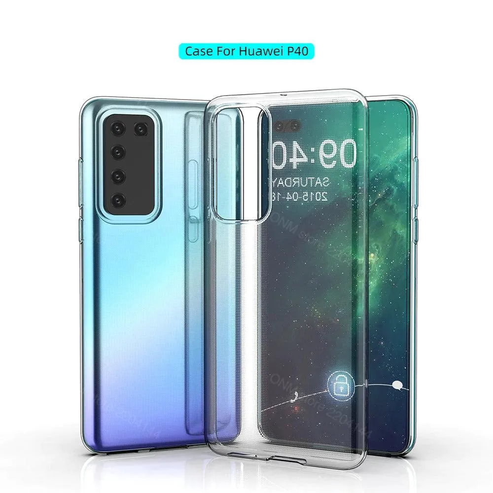 Huawei P40 Pro Silicone Gel Ultra Slim Case Clear