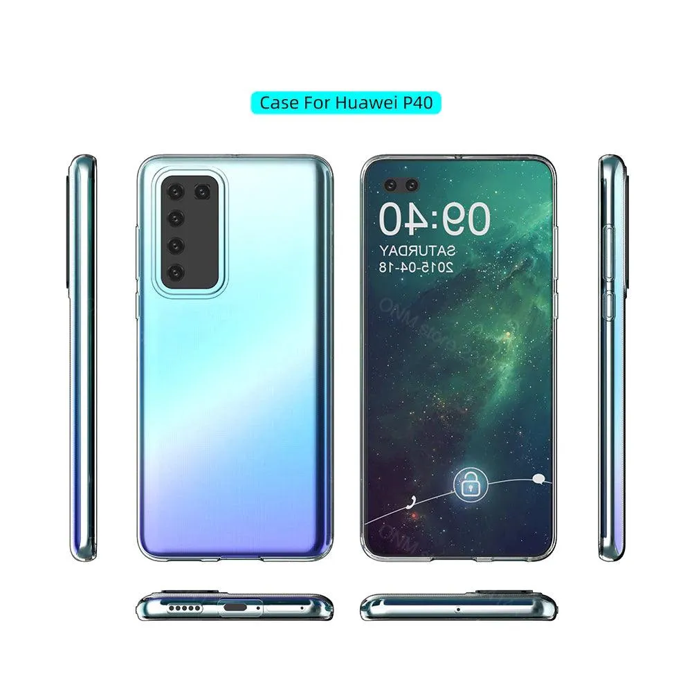 Huawei P40 Pro Silicone Gel Ultra Slim Case Clear