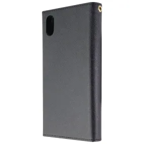 iDeal of Sweden Mayfair Clutch Wallet Case for Apple iPhone Xs Max - Black