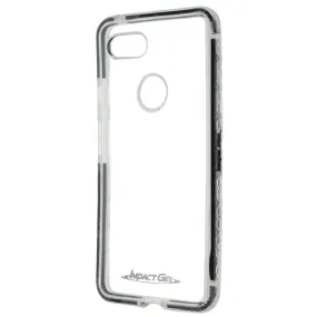 Impact Gel Crusader Lite Series Case for Google Pixel 3 XL - Black/Clear