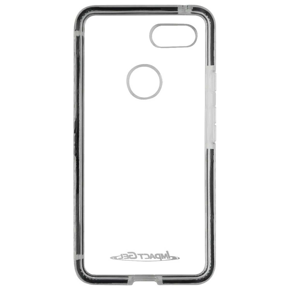 Impact Gel Crusader Lite Series Case for Google Pixel 3 XL - Black/Clear