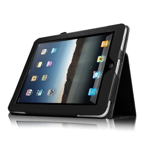 iPad 1st Generation (Model A1219/A1337) Slim Folio Case with Stylus Holder | Fintie