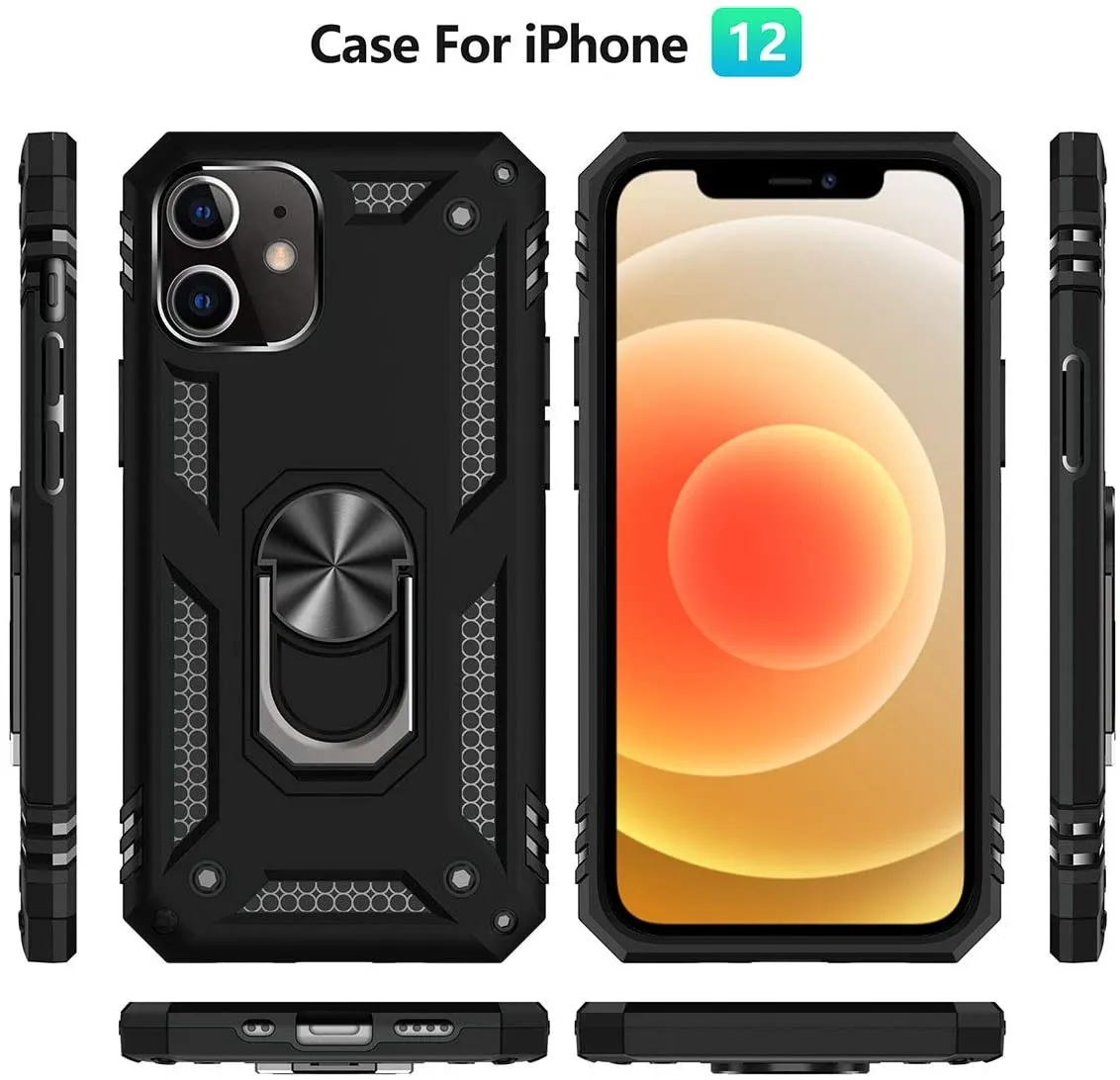 iPhone 13 Pro Max Ring Car Case | iPhone 13 Pro Max Kickstand Case