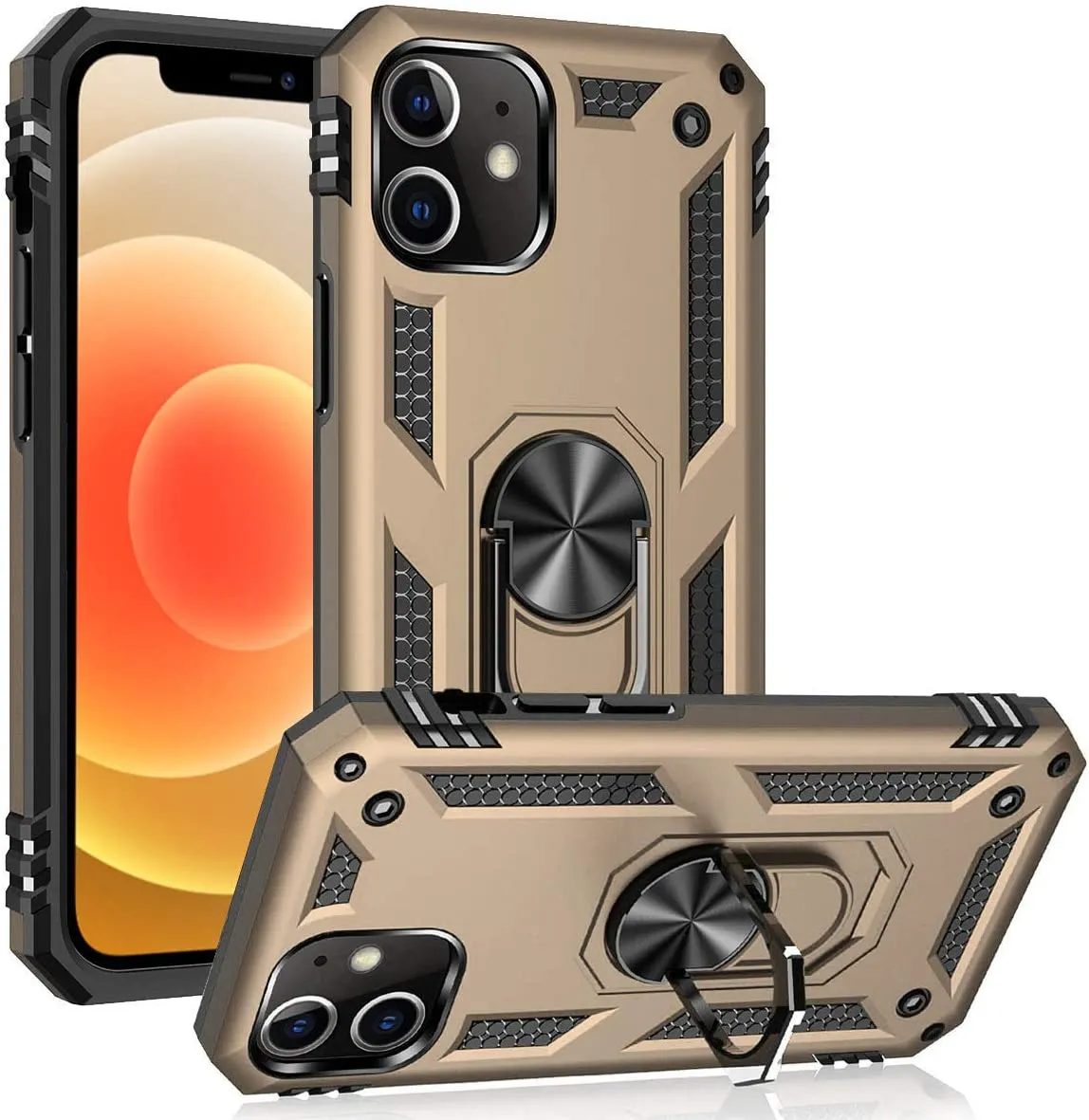 iPhone 13 Pro Max Ring Car Case | iPhone 13 Pro Max Kickstand Case