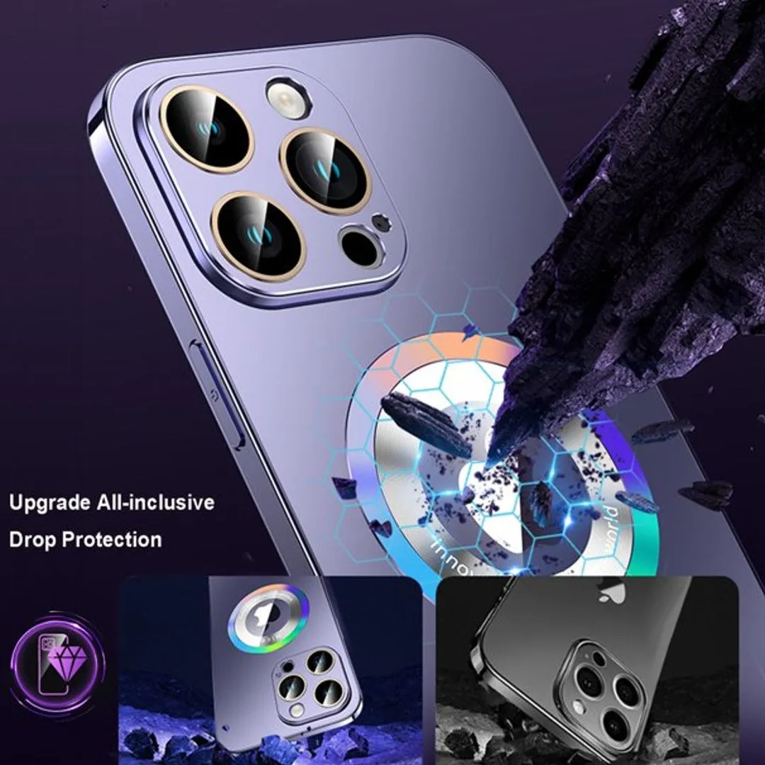 iPhone 14 Colorful Logo Magnetic Protective Case