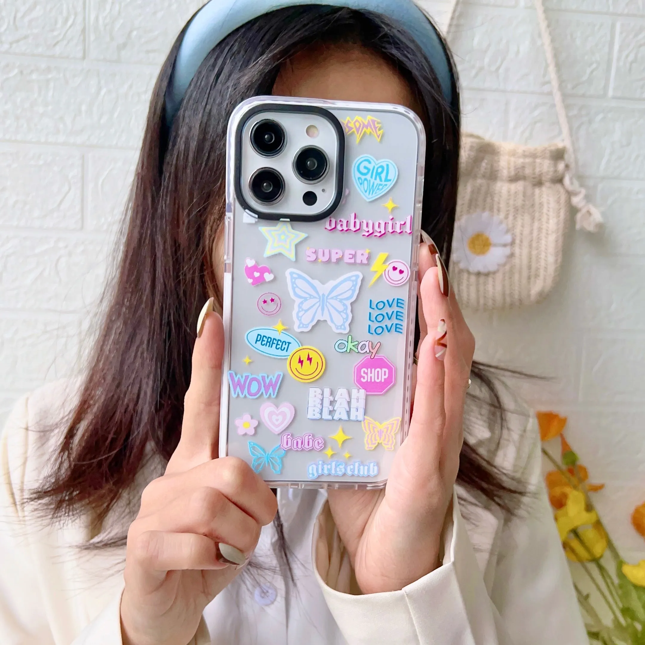 iPhone Impact Proof Silicon Case ( Chic Stickers )